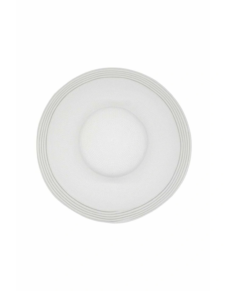 Rhoda Racewear Droop Hat in White image 6