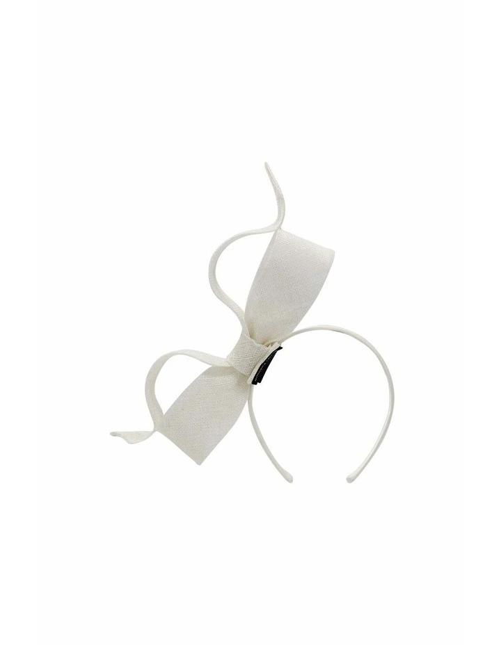 Sutton Fascinator in White image 2