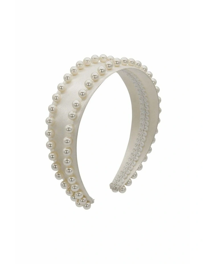 Raleigh Headband in White image 2