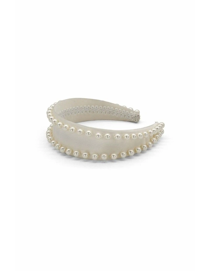 Raleigh Headband in White image 5