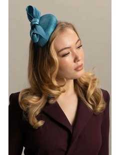 Rosie Fascinator in Teal Green