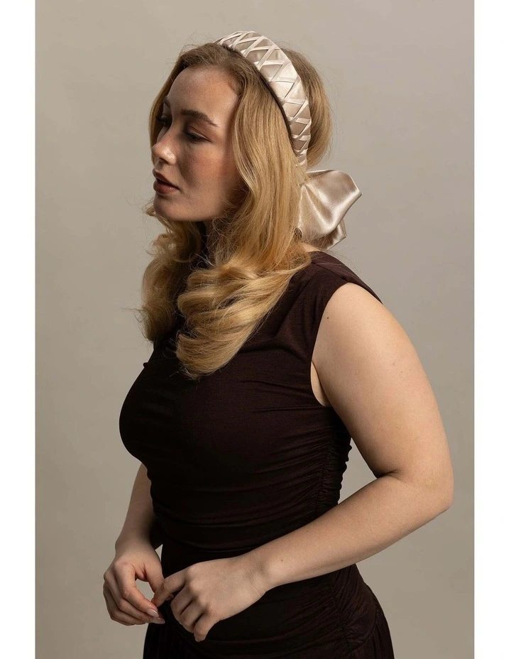 Leia Headband in Blush Pink image 1