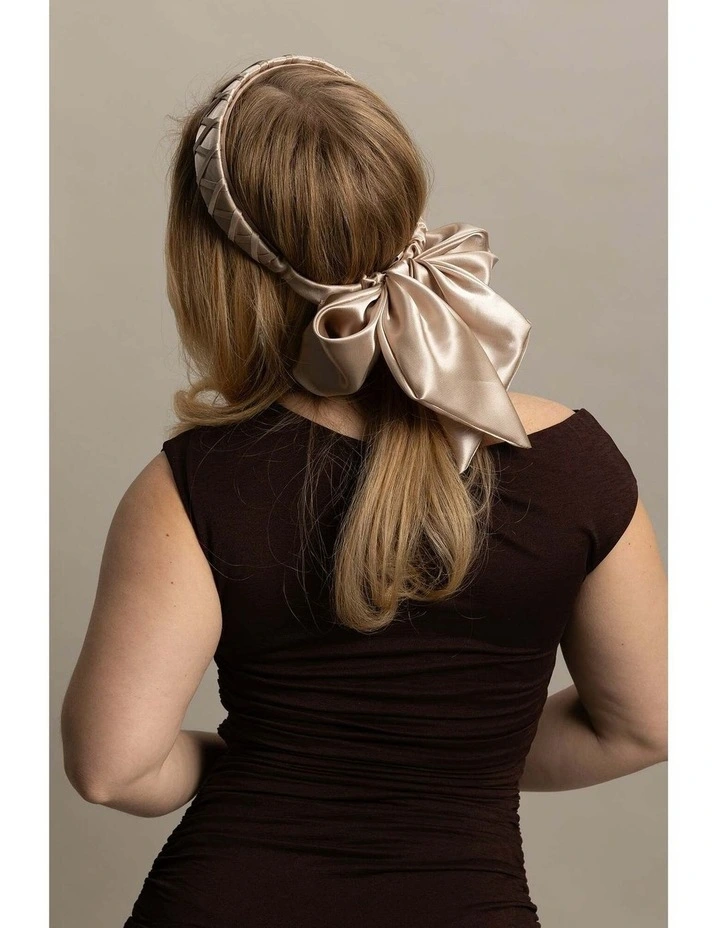 Leia Headband in Blush Pink image 3