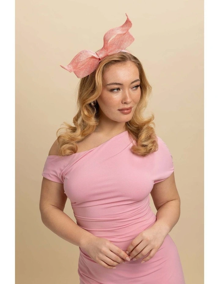 Sutton Fascinator in Pink image 3