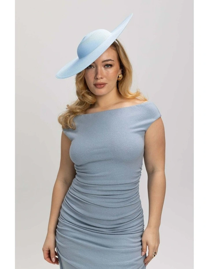 Mona Racewear Plate Hat in Blue image 4