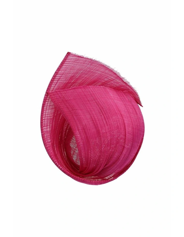 Vanya Fascinator in Hot Pink image 5