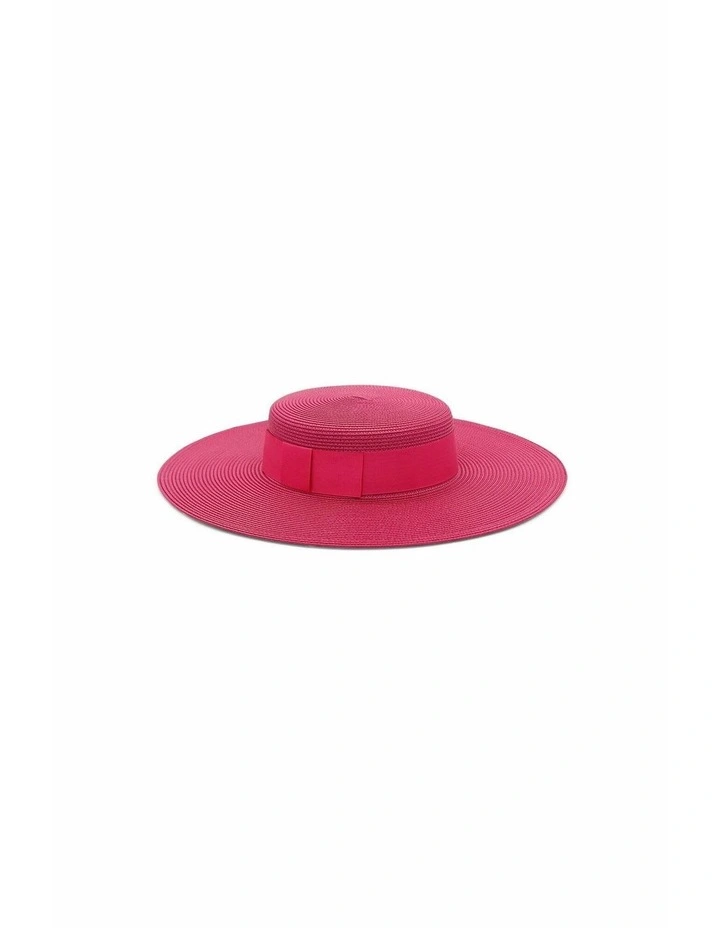 Macy Racewear Boater in Magenta Pink image 3