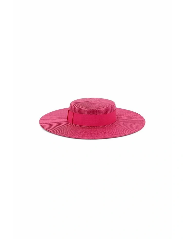 Macy Racewear Boater in Magenta Pink image 4