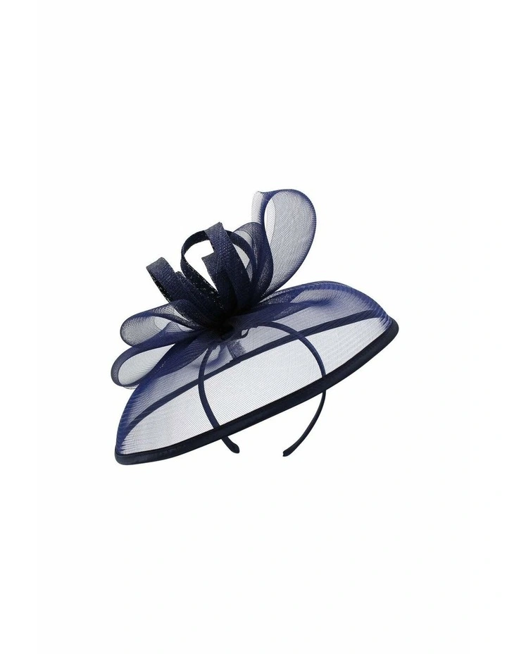 Tessa Fascinator in Navy Blue image 2