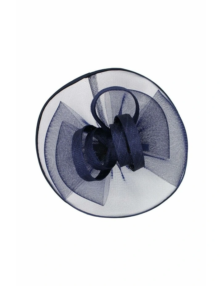 Tessa Fascinator in Navy Blue image 5