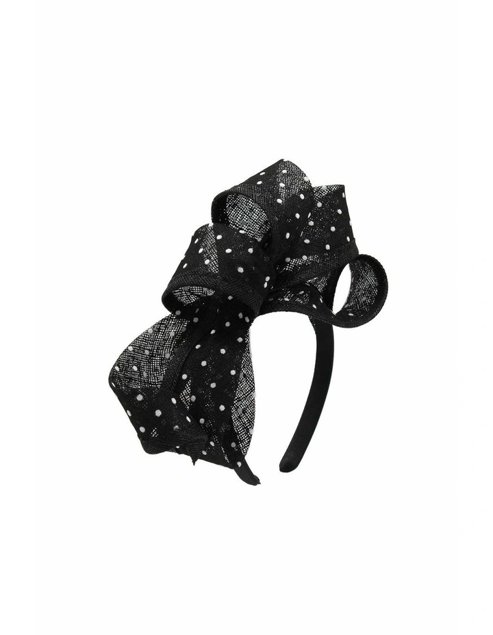 Sadie Fascinator in Black image 2