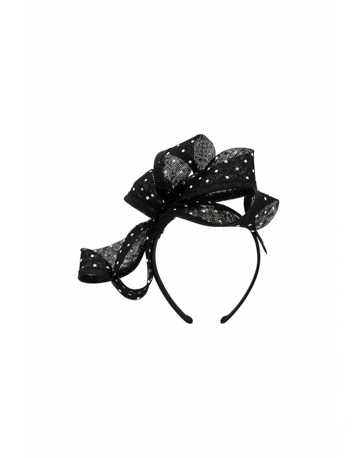 Sadie Fascinator in Black image 4