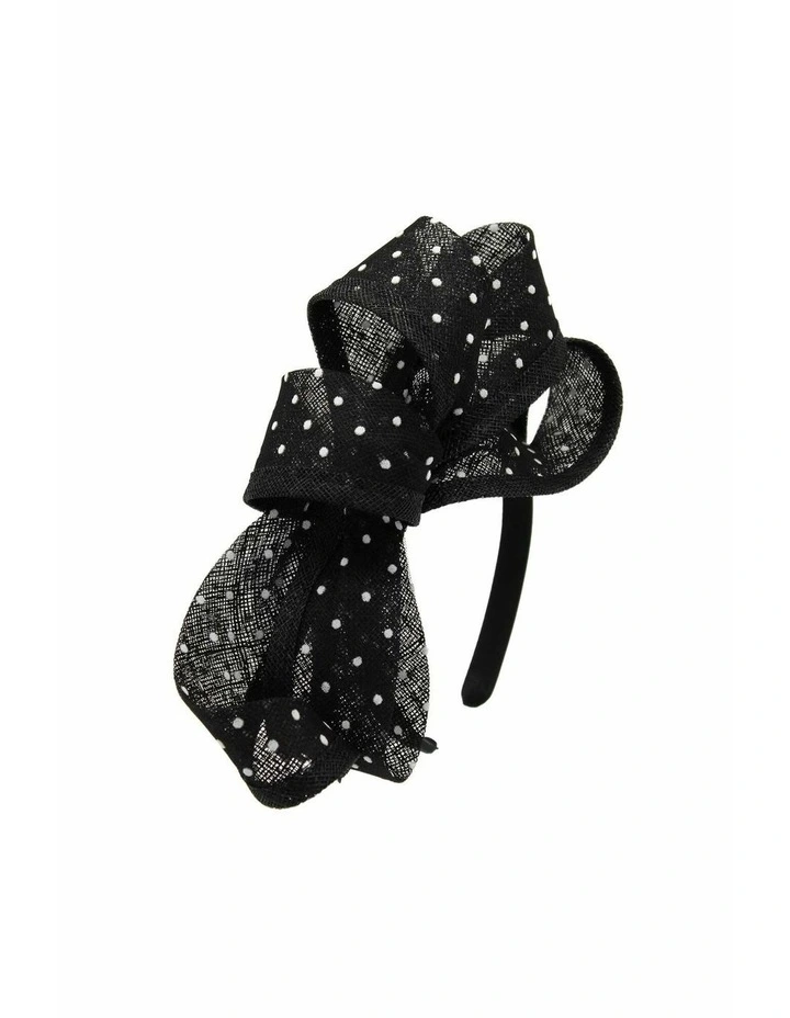 Sadie Fascinator in Black image 5