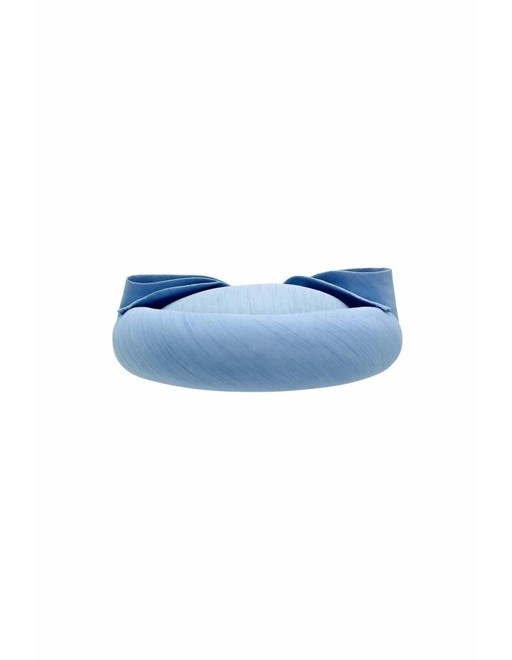 Samara Pillbox Hat in Blue image 4