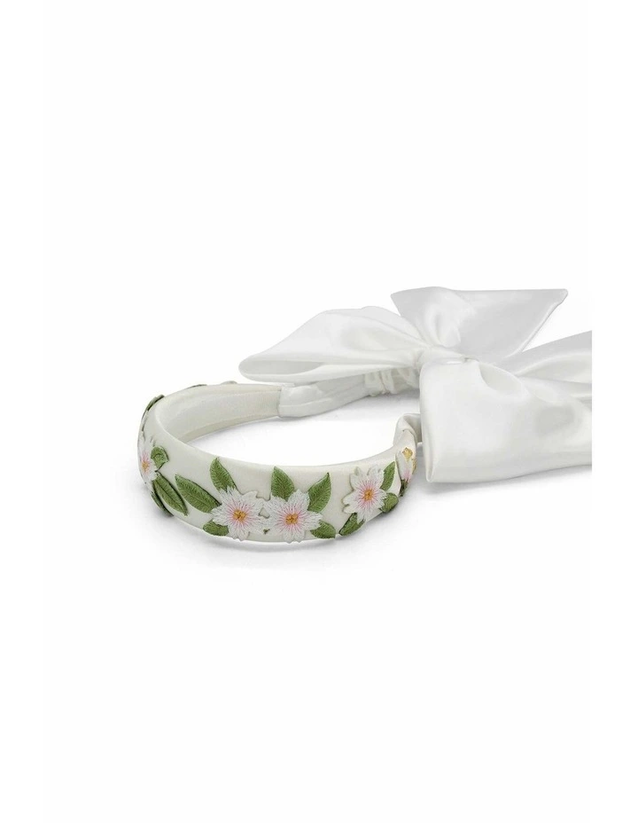 Leia Headband in White image 6