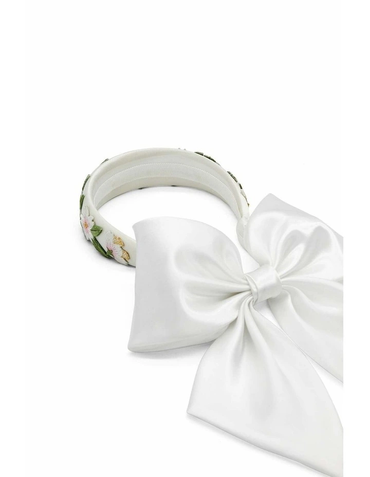 Leia Headband in White image 7