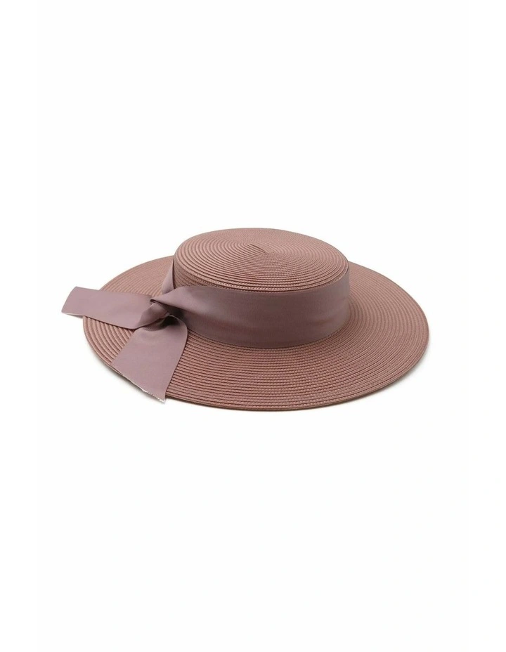 Clarke Racewear Boater in Blush Pink image 3