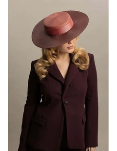 Domino Racewear Boater in Rose Pink