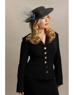 Nala Racewear Boater in Black