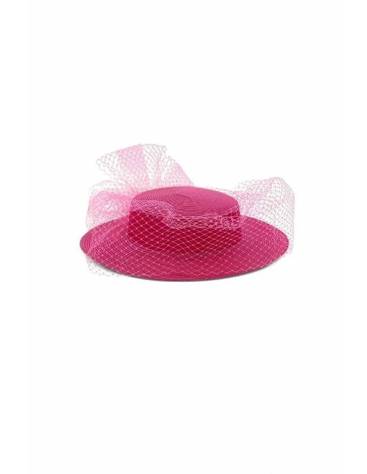 Danika Racewear Boater in Hot Pink image 3