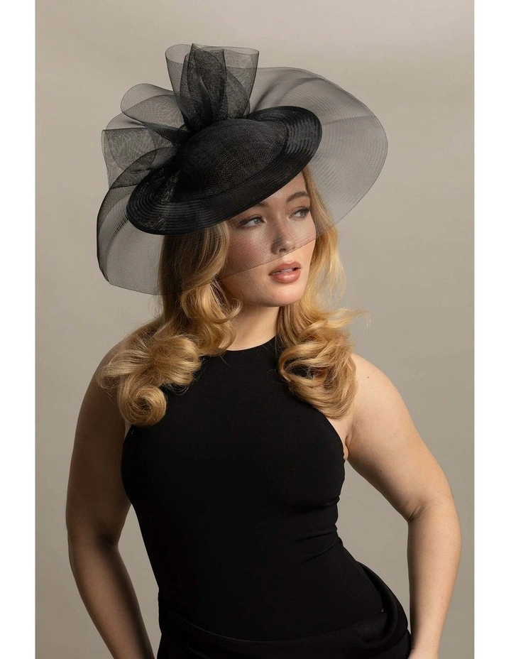 Julia Fascinator in Black image 2