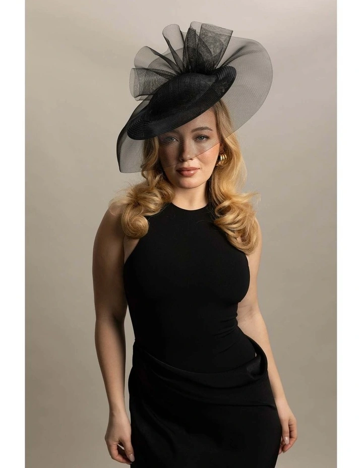 Julia Fascinator in Black image 5