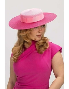 Domino Racewear Boater in Pink