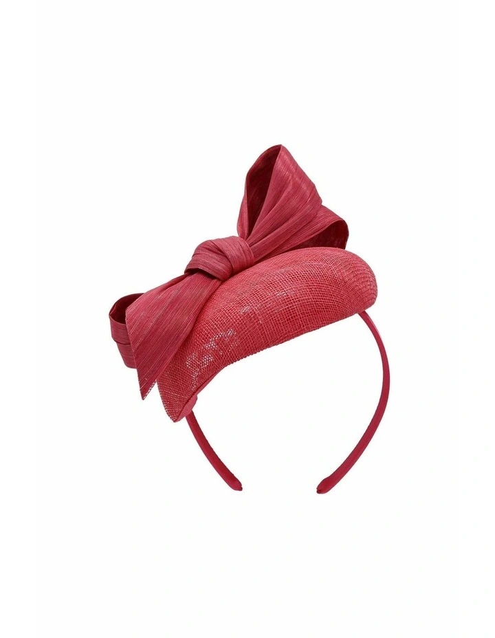 Rosie Fascinator in Hot Pink image 4