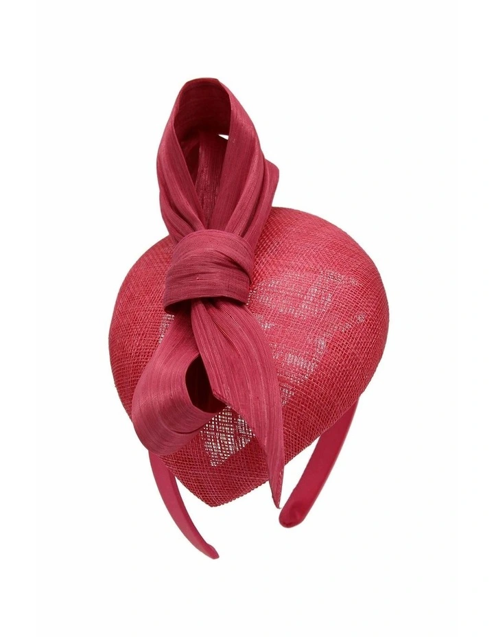 Rosie Fascinator in Hot Pink image 5