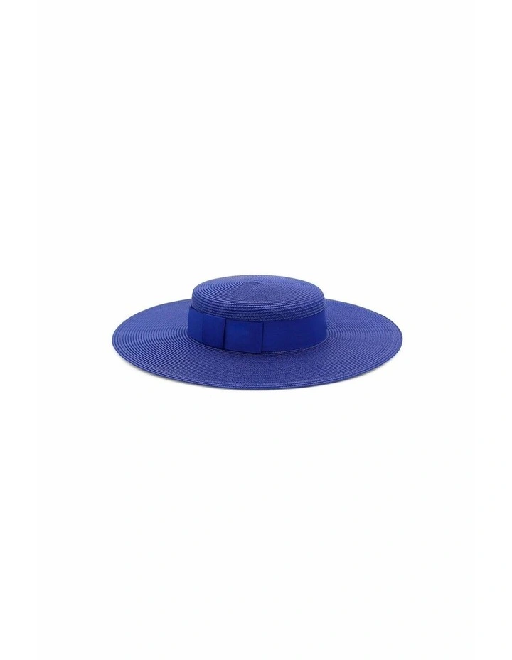 Macy Racewear Boater in Deep Blue image 3