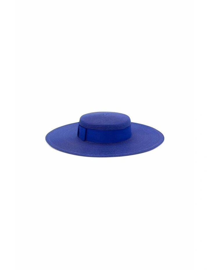 Macy Racewear Boater in Deep Blue image 5