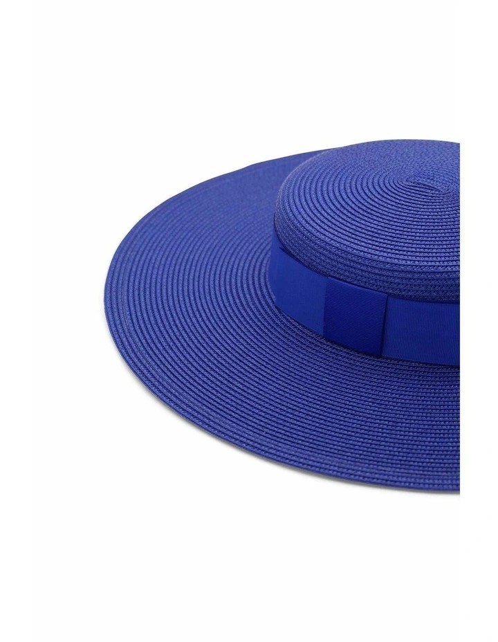Macy Racewear Boater in Deep Blue image 6