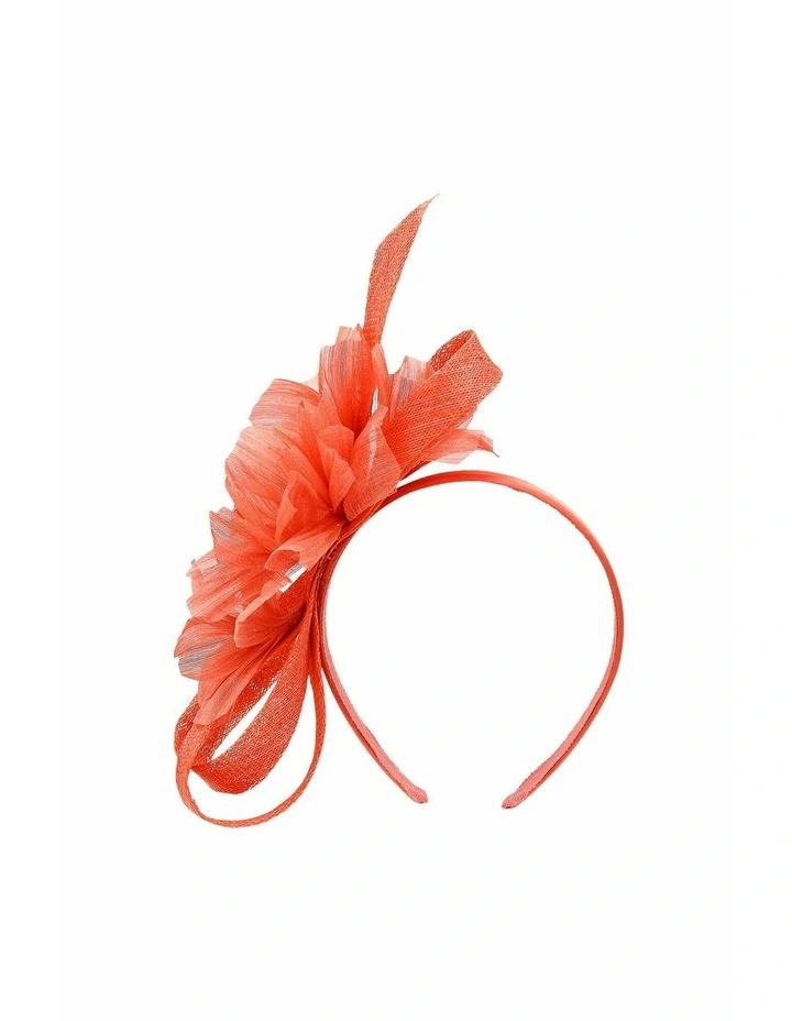 Wrenn Fascinator in Orange image 4