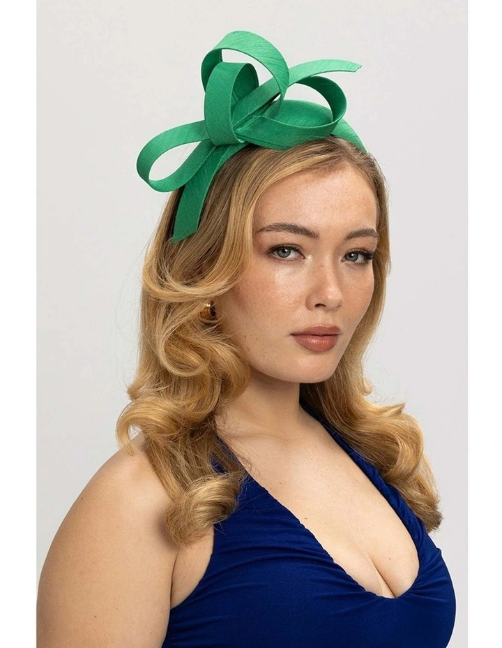Mel Fascinator in Green image 1