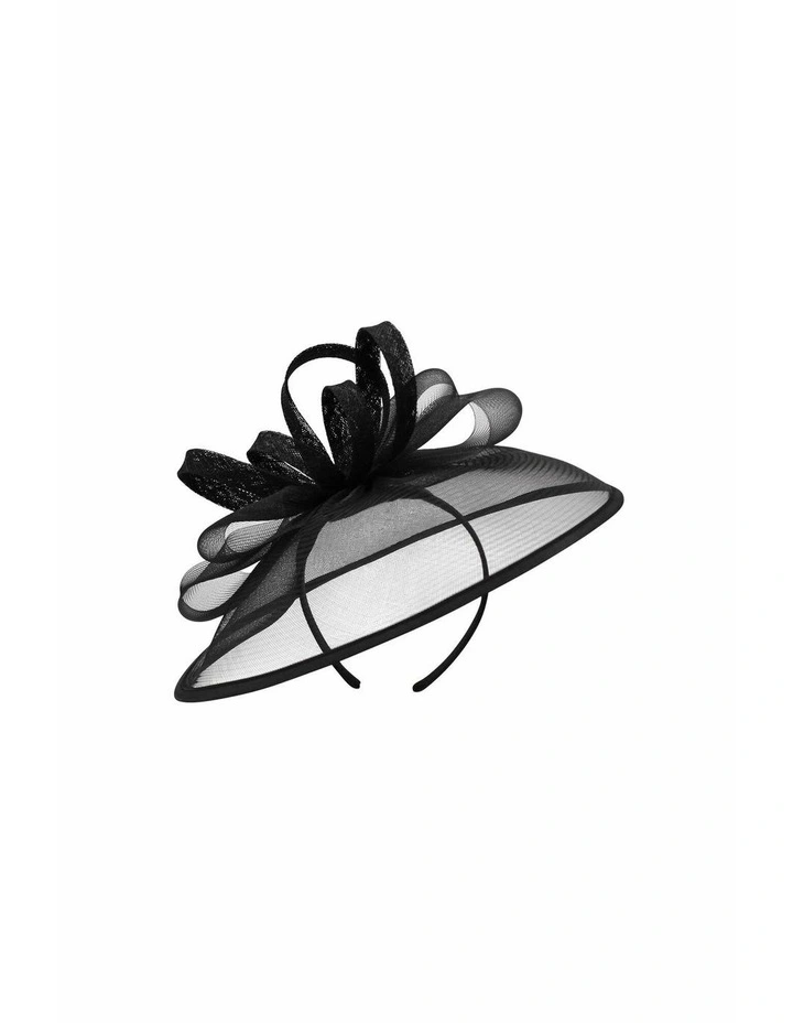 Tessa Fascinator in Black image 2