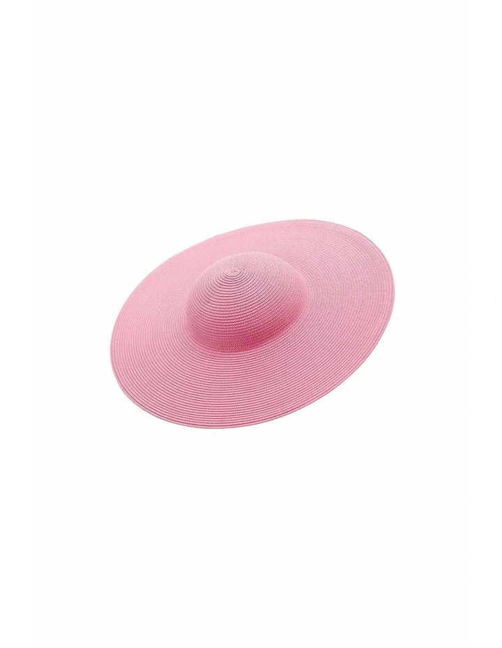 Mona Racewear Plate Hat in Bright Pink image 4