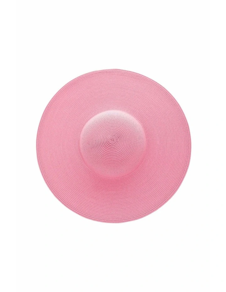 Mona Racewear Plate Hat in Bright Pink image 5