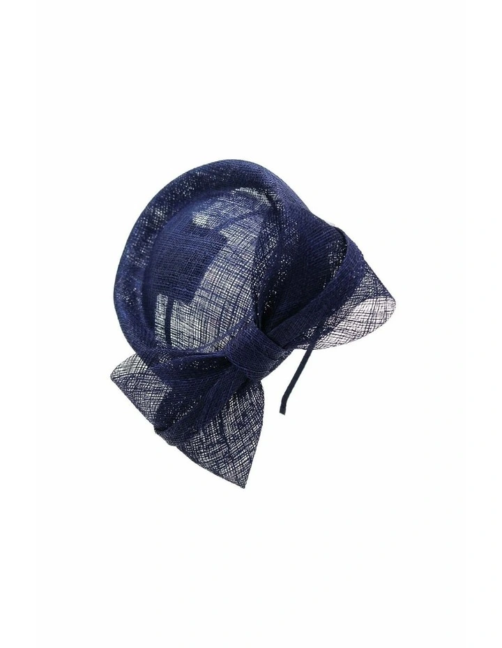Juliet Fascinator in Navy Blue image 5