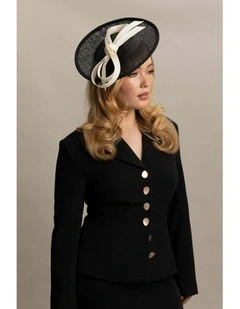 Bonnie Fascinator in Black