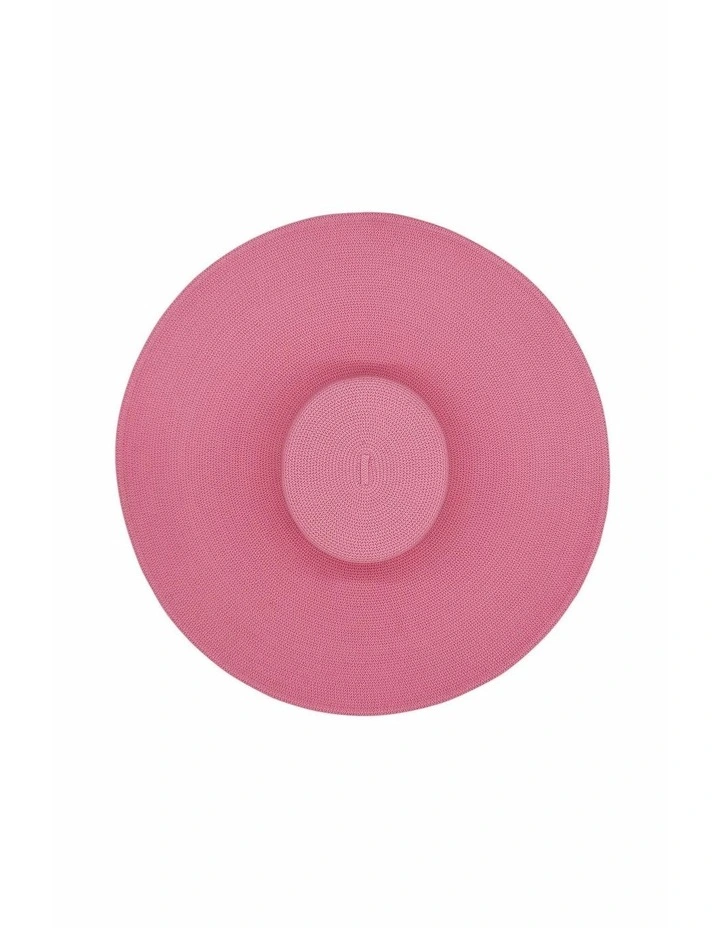 Savannah Racewear Wide-Brim Boater in Bright Pink image 6