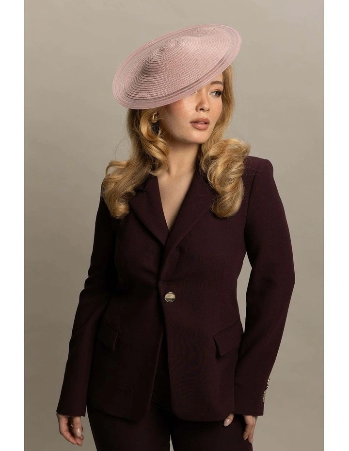 Ari Fascinator in Blush Pink image 2