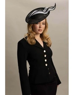 Yael Fascinator in Black
