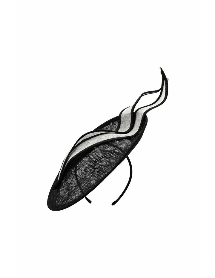 Yael Fascinator in Black image 2