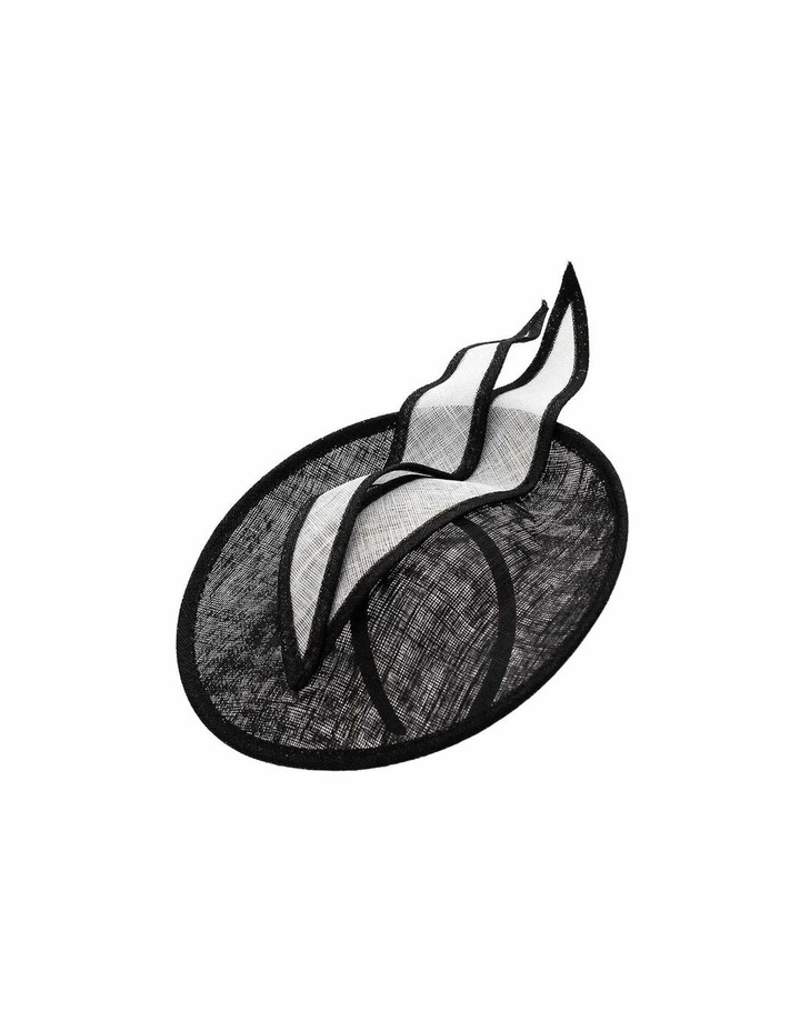 Yael Fascinator in Black image 4