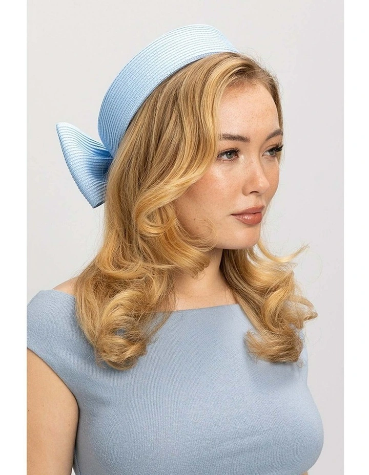 Tara Racewear Pillbox Hat in Blue image 1