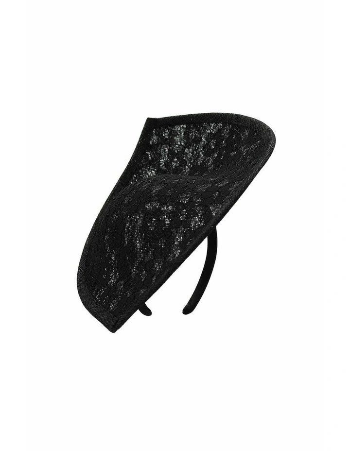 Zadie Fascinator in Black image 1