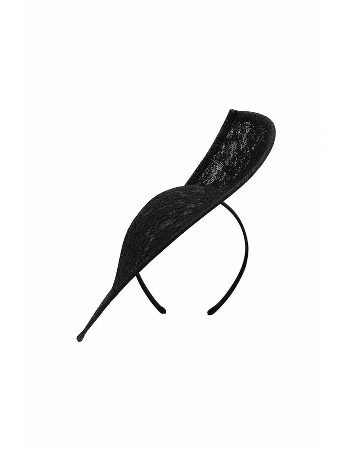 Zadie Fascinator in Black image 2