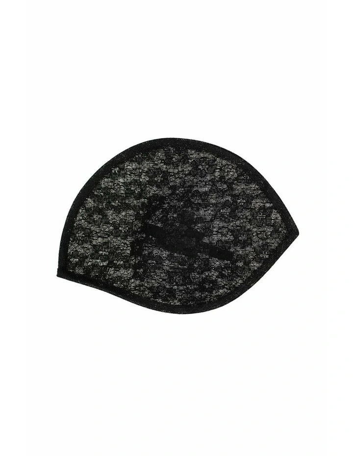 Zadie Fascinator in Black image 3