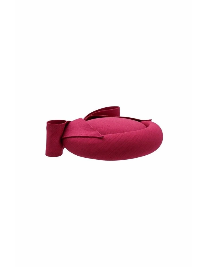 Samara Pillbox Hat in Hot Pink image 3