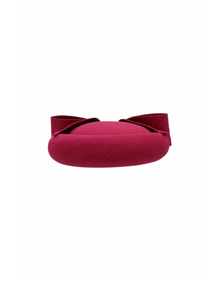 Samara Pillbox Hat in Hot Pink image 6